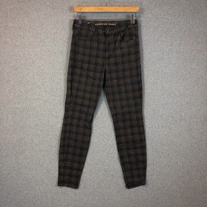 American Eagle Outfitters Plaid Leggings - Black and Brown